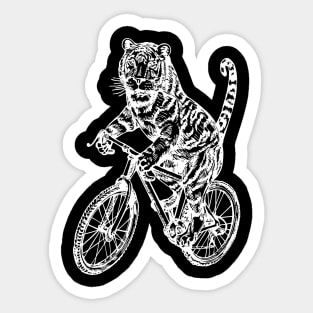 SEEMBO Tiger Cycling Bicycle Cyclist Bicycling Bike Biking Sticker